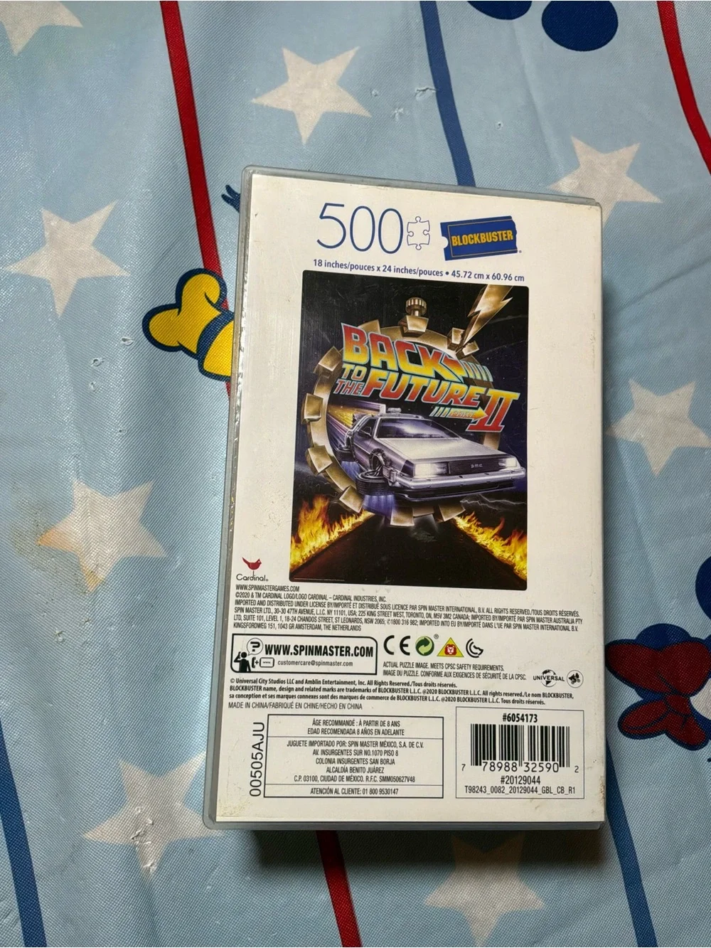 Back to the future 2 blockbuster 500 piece puzzle -NEW